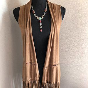 Faux Suede Western Vest *Only*